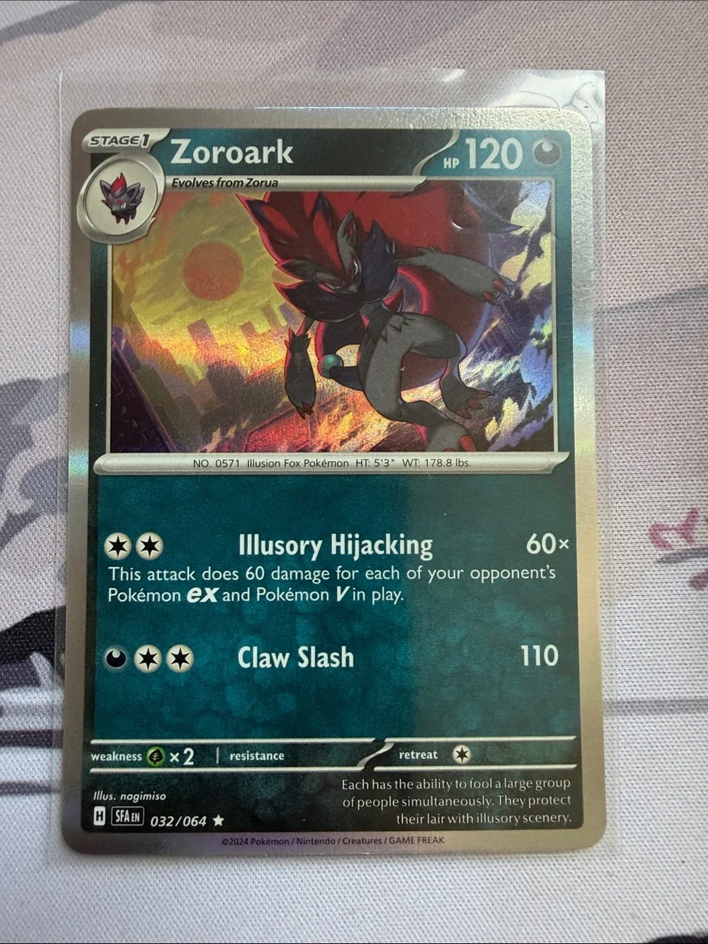 Zorua Zoroark & Hisuian Zoroark Pokémon Evolution Reverse Holo Lot 🦊 | ✨5/$25✨